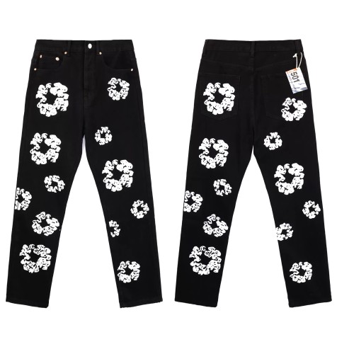 Denim Tears Cotton Wreath Jeans | Black