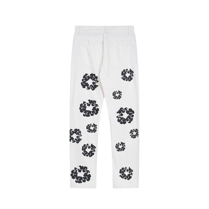 Denim Tears Cotton Wreath Jeans | White