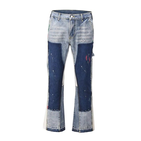 Gallery Dept. Vintage Flare Painted Carpenter Jeans | Blue