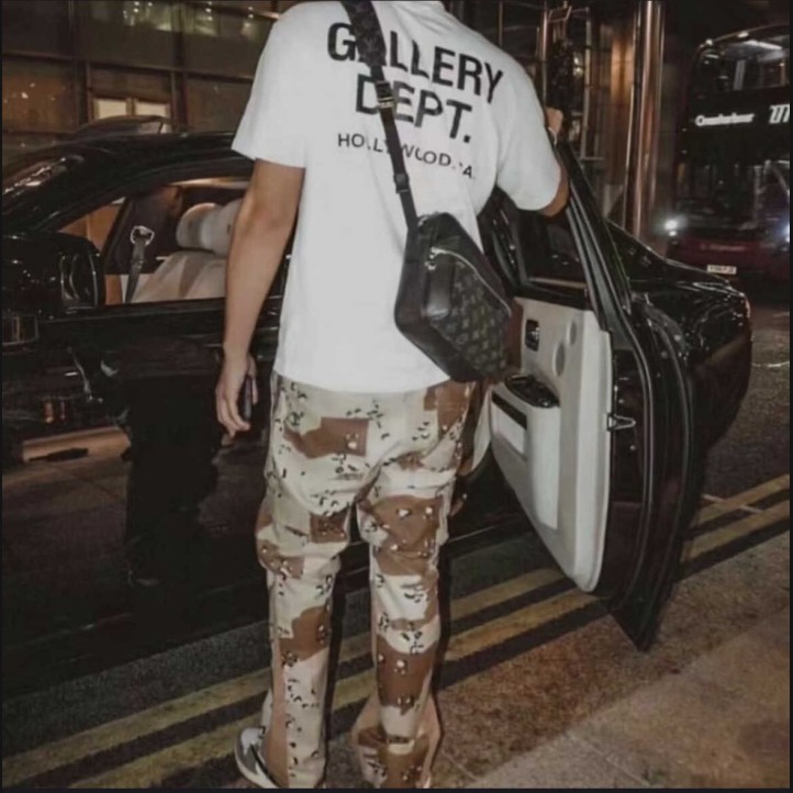 Gallery Dept. Chocolate Chip Camo La Flare Pants