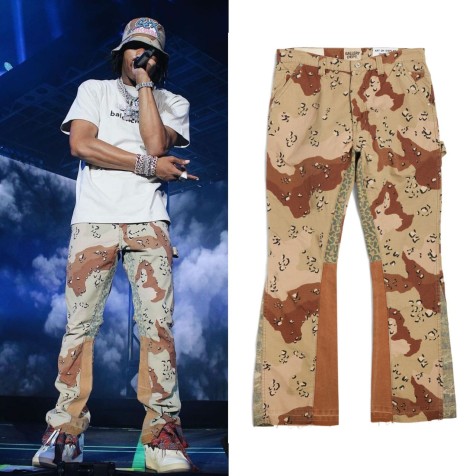 Gallery Dept. Chocolate Chip Camo La Flare Pants