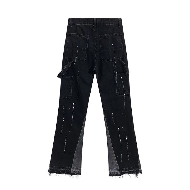 Gallery Dept. Vintage Flare Painted Carpenter Jeans | Black