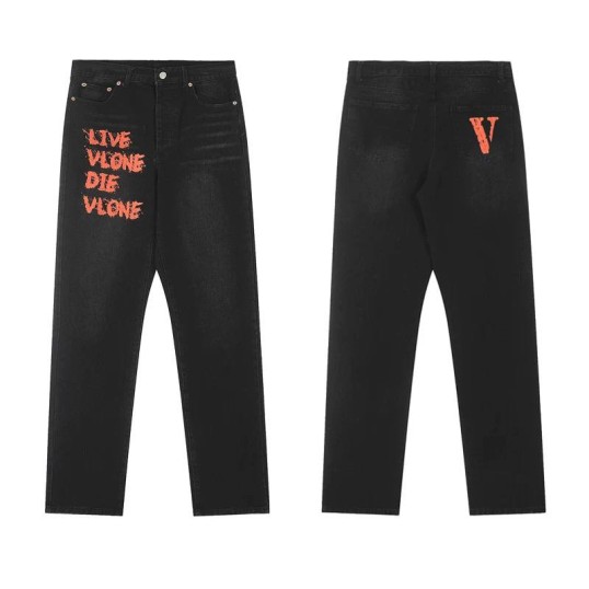 VLone "Live Vlone, Die Vlone" Jeans | Black