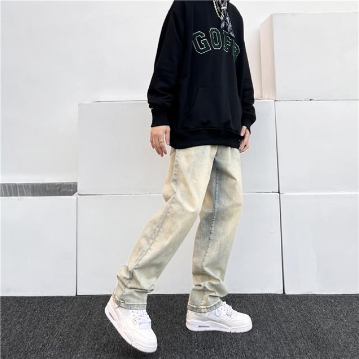 Oversized Yellow/Tint Jeans
