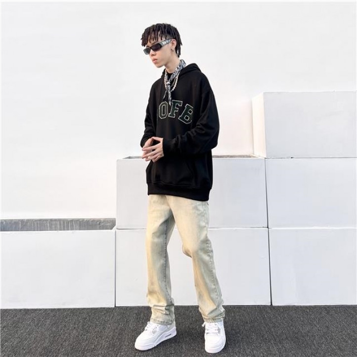 Oversized Yellow/Tint Jeans