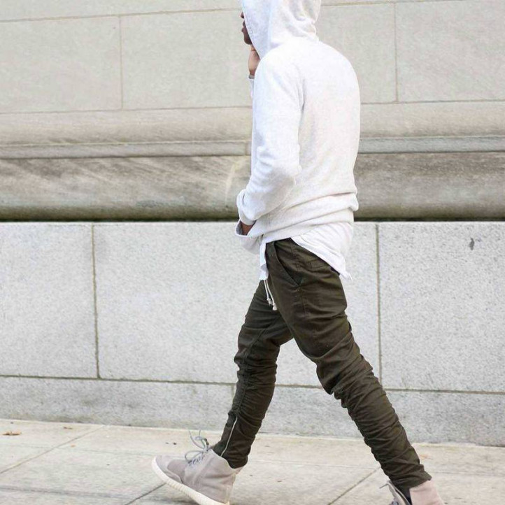 Justin Bieber Zipper Pants | Khaki