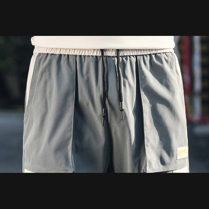 Cargo Jogger Pants | Grey-White