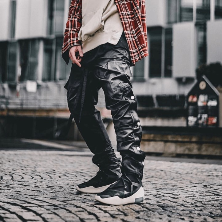 Fear Of God Nylon Cargo Snap Pants "Black"