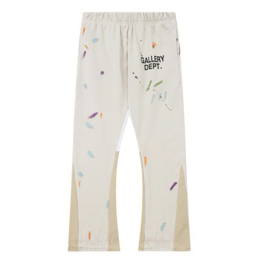 Gallery Dept. Painted Flare Sweat Pants | Beige