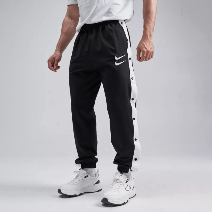 Nike Tearaway Double Swoosh Pants | Black-White