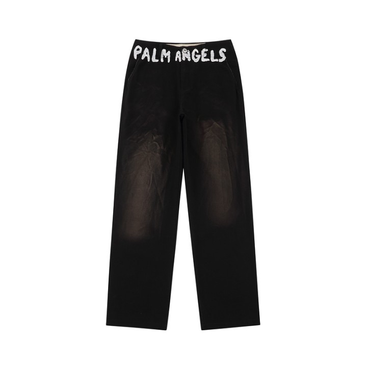 Palm Angels Seasonal Logo Chino Pants | Black