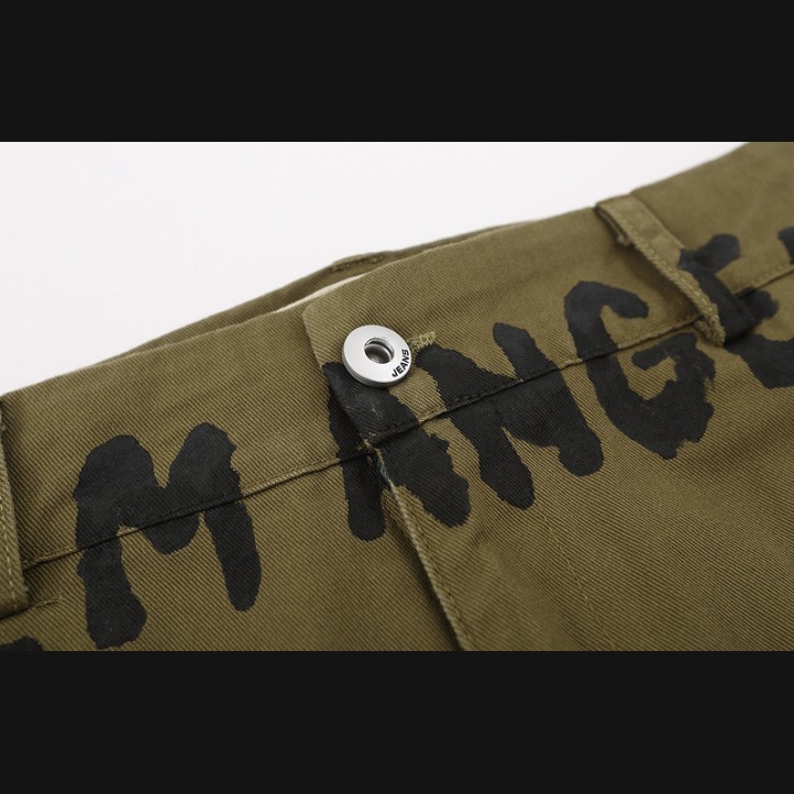 Palm Angels Seasonal Logo Chino Pants | Olive