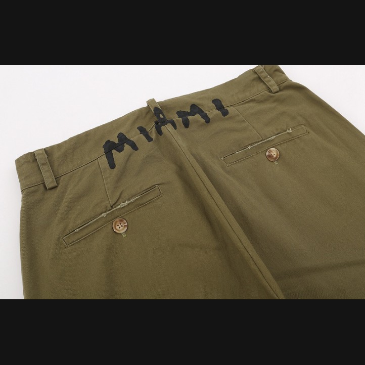 Palm Angels Seasonal Logo Chino Pants | Olive