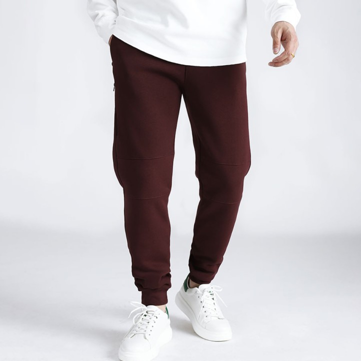 Tech Drawstring Jogger Pants | Burgundy