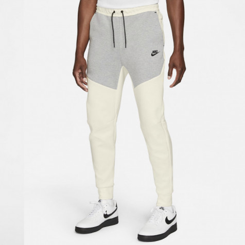 Nike Tech Fleece Jogger Pants "Cream/Grey/Green"