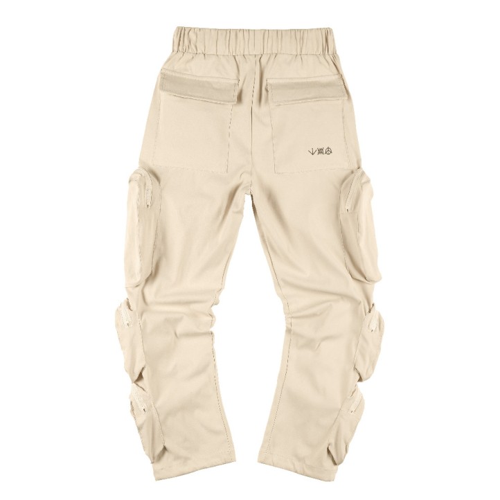 Travis Scott Pocket Cargo Pants | Beige