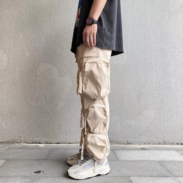 Travis Scott Pocket Cargo Pants | Beige