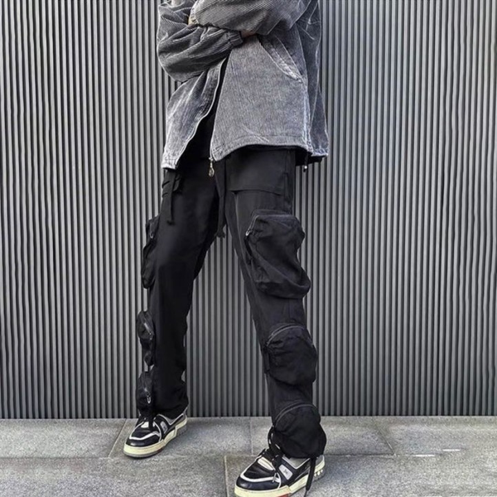 Travis Scott Pocket Cargo Pants | Black