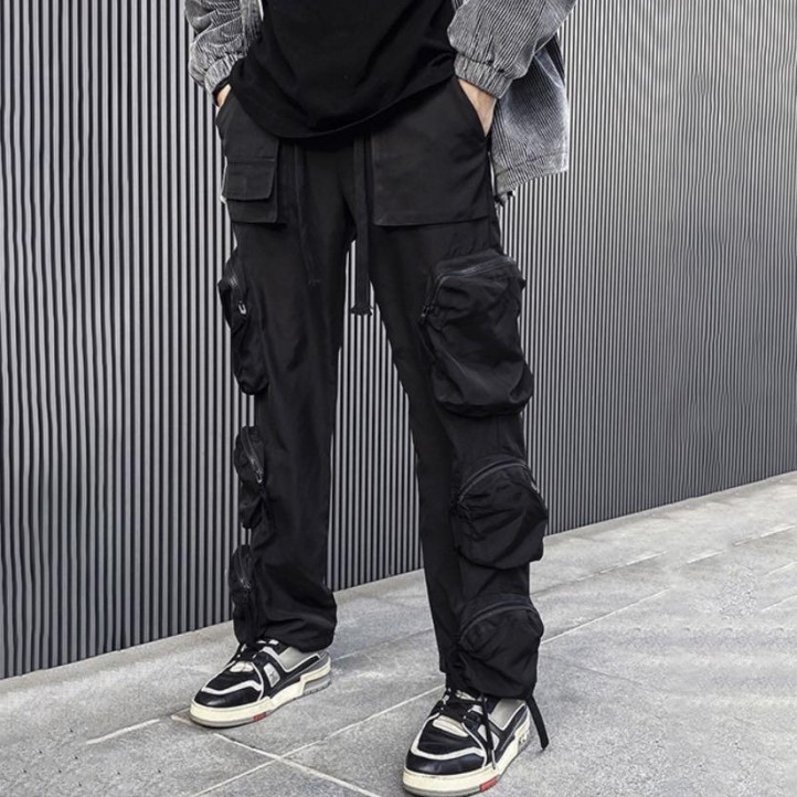 Travis Scott Pocket Cargo Pants | Black