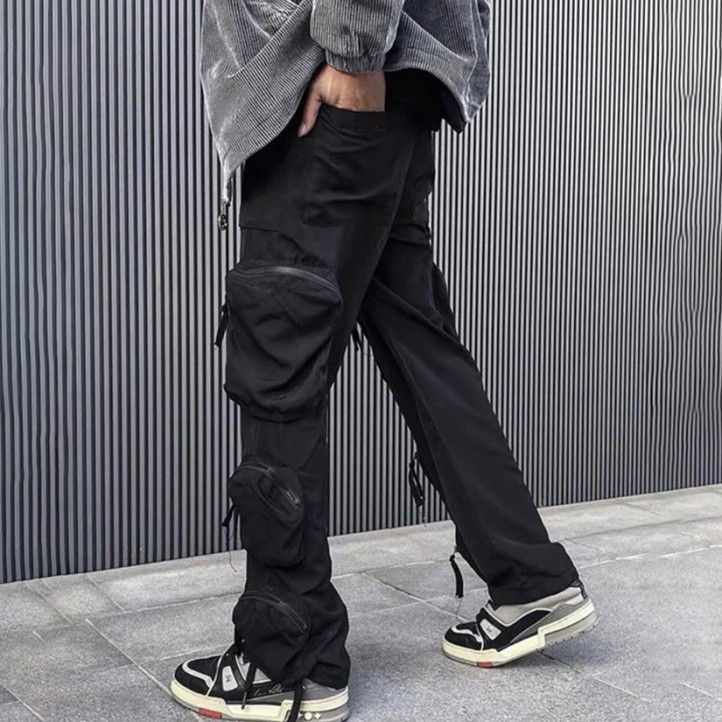 Travis Scott Pocket Cargo Pants | Black