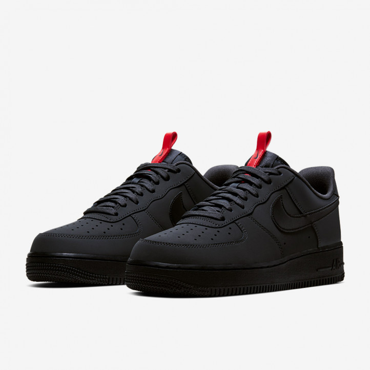 Nike Air Force 1 Low Anthracite Black University Red