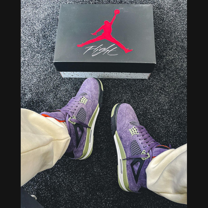Air Jordan Retro 4 "Canyon Purple"