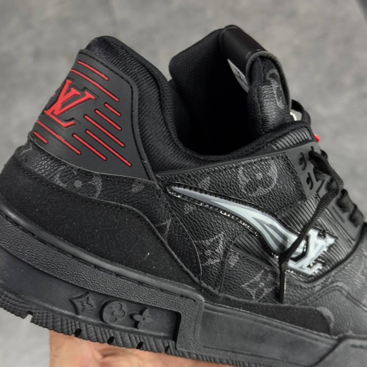 Louis Vuitton LV208 Trainers | Black/Red/Grey