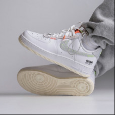 Nike Air Force 1 Low "White/Neon Stitch" WMNS