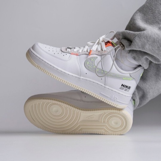 Nike Air Force 1 Low "White/Neon Stitch" WMNS