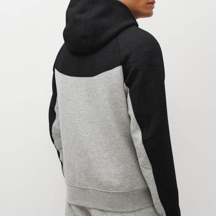 Nike Tech Fleece Zip-Up Hoodie  "Black/Grey" FB8002-013