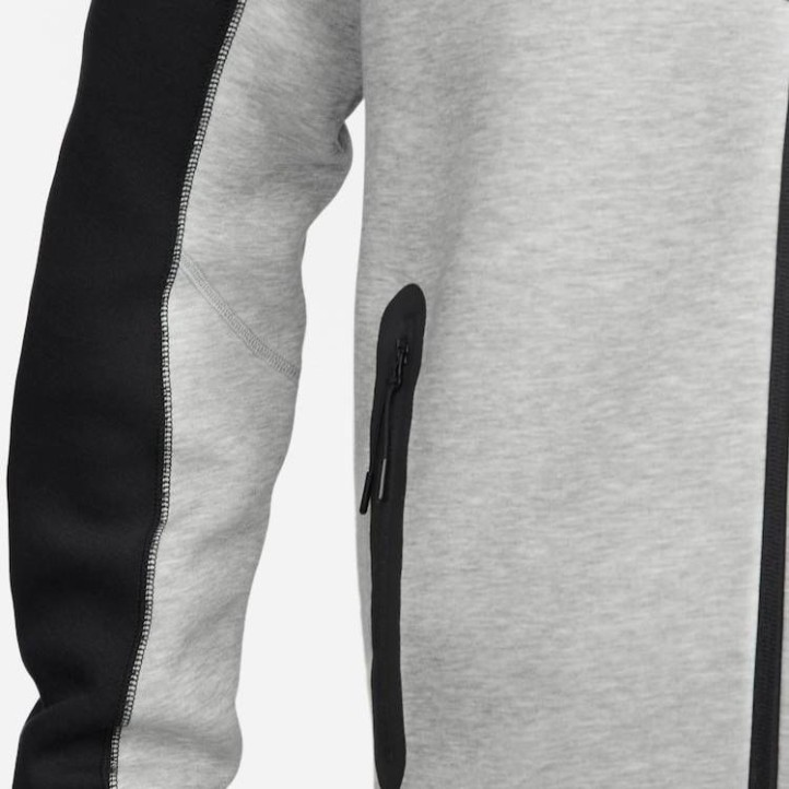 Nike Tech Fleece Zip-Up Hoodie  "Black/Grey" FB8002-013