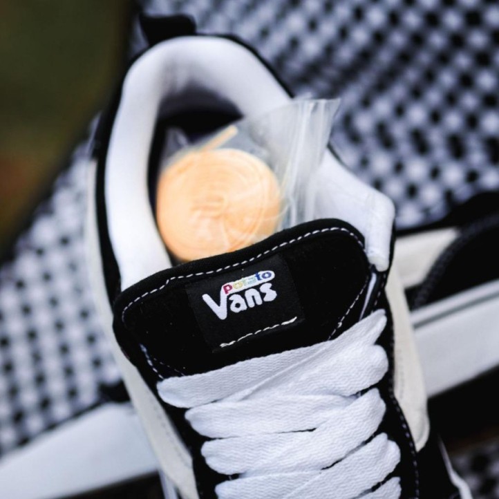 Vans Knu Skool x Potato "Black/White"