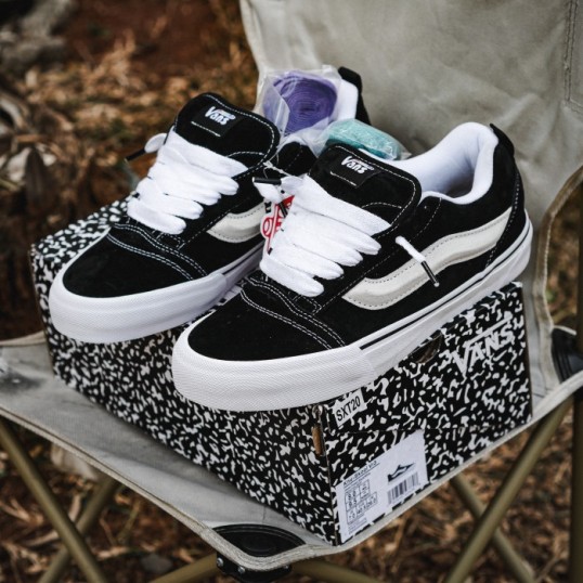 Vans Knu Skool x Potato "Black/White"