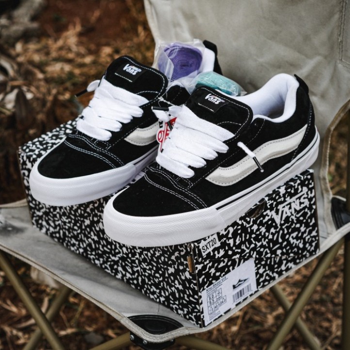 Vans Knu Skool x Potato "Black/White"