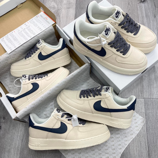 Nike Air Force 1 Low "Canvas Navy" WMNS