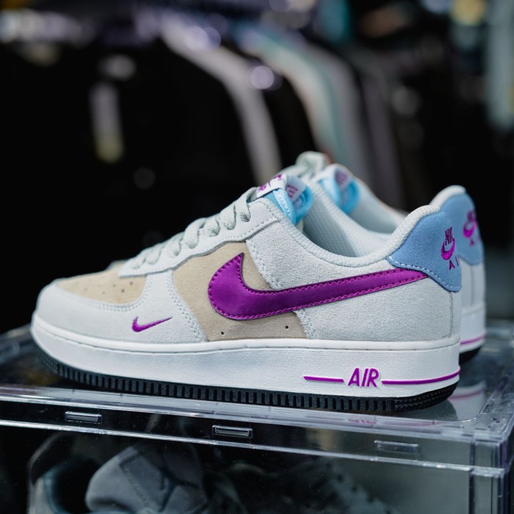 Nike Air Force 1 Low "Grey/Violet/Blue"