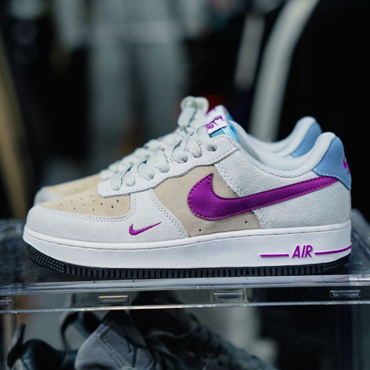 Nike Air Force 1 Low "Grey/Violet/Blue"