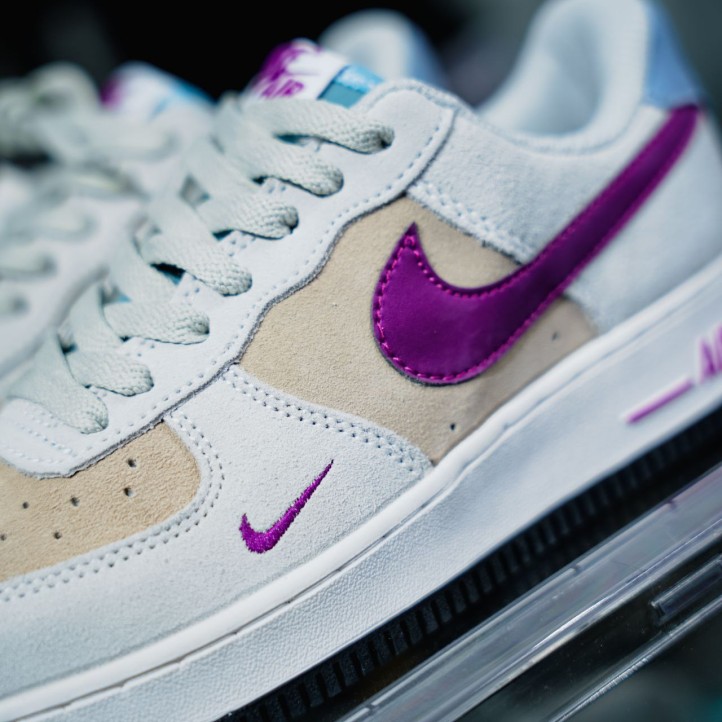 Nike Air Force 1 Low "Grey/Violet/Blue"