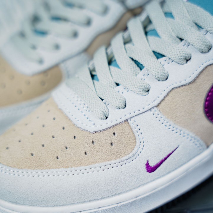 Nike air force 1 low grey/violet/white best sale