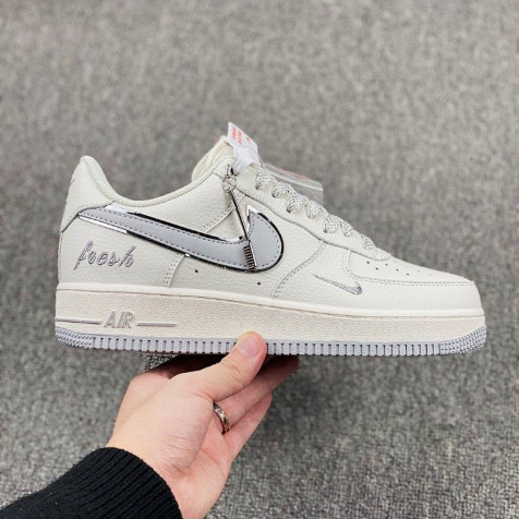 Nike Air Force 1 Low "Keep Em Fresh" White/Silver