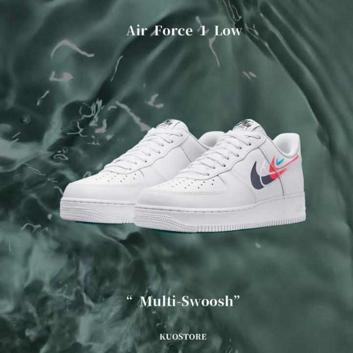 Nike Air Force 1 Low "Quadruple Swoosh" WMNS