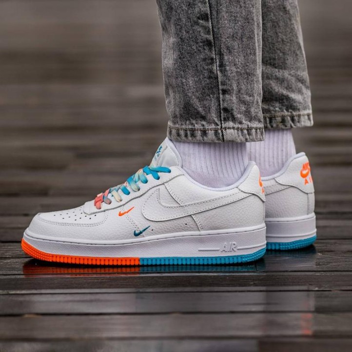 Nike Air Force 1 Low SU19 "Rice/White/Orange/Blue" WMNS