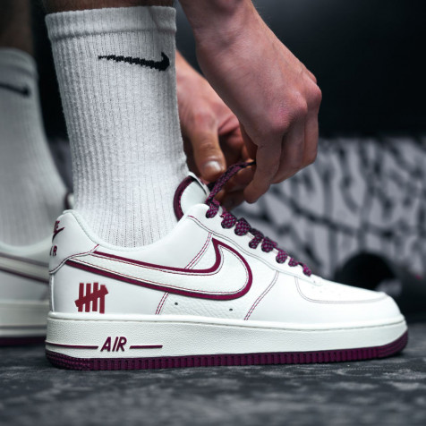 Nike Air Force 1 Low x Undefeated Reflective "White/Burgundy"