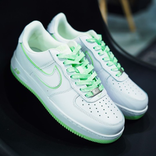 Nike Air Force 1 Low "White/Lime Green" WMNS