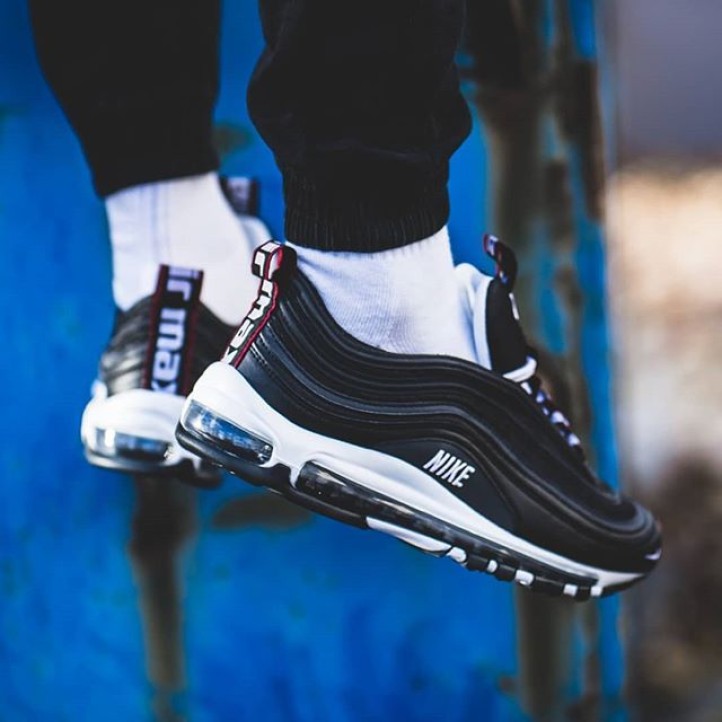 Nike Air Max 97 Premium "Black/White/Varsity Red"