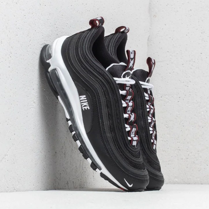 Nike Air Max 97 Premium "Black/White/Varsity Red" WMNS