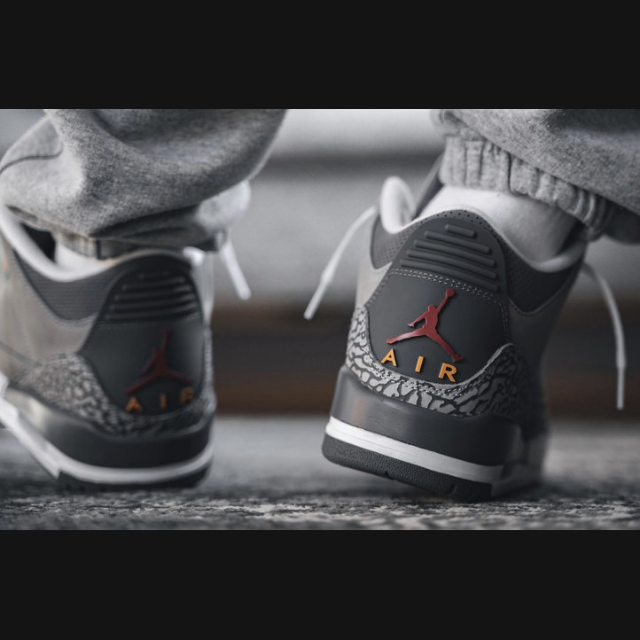 Air Jordan Retro 3  "Cool Grey"