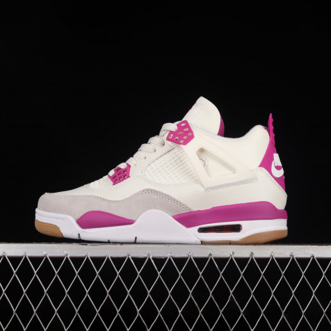 Air Jordan Retro 4 "White/Pink/Gum"