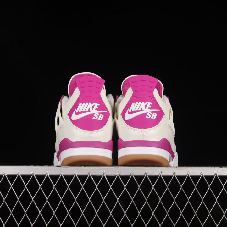 Air Jordan Retro 4 "White/Pink/Gum" WMNS