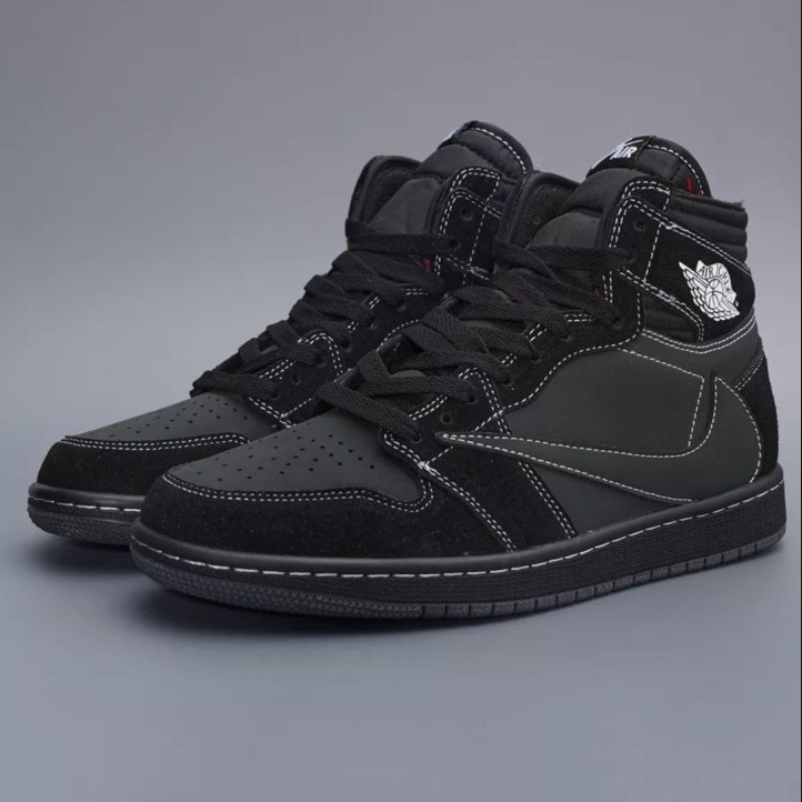 Nike Air Jordan Retro 1 High x Travis Scott "Black Phantom" WMNS